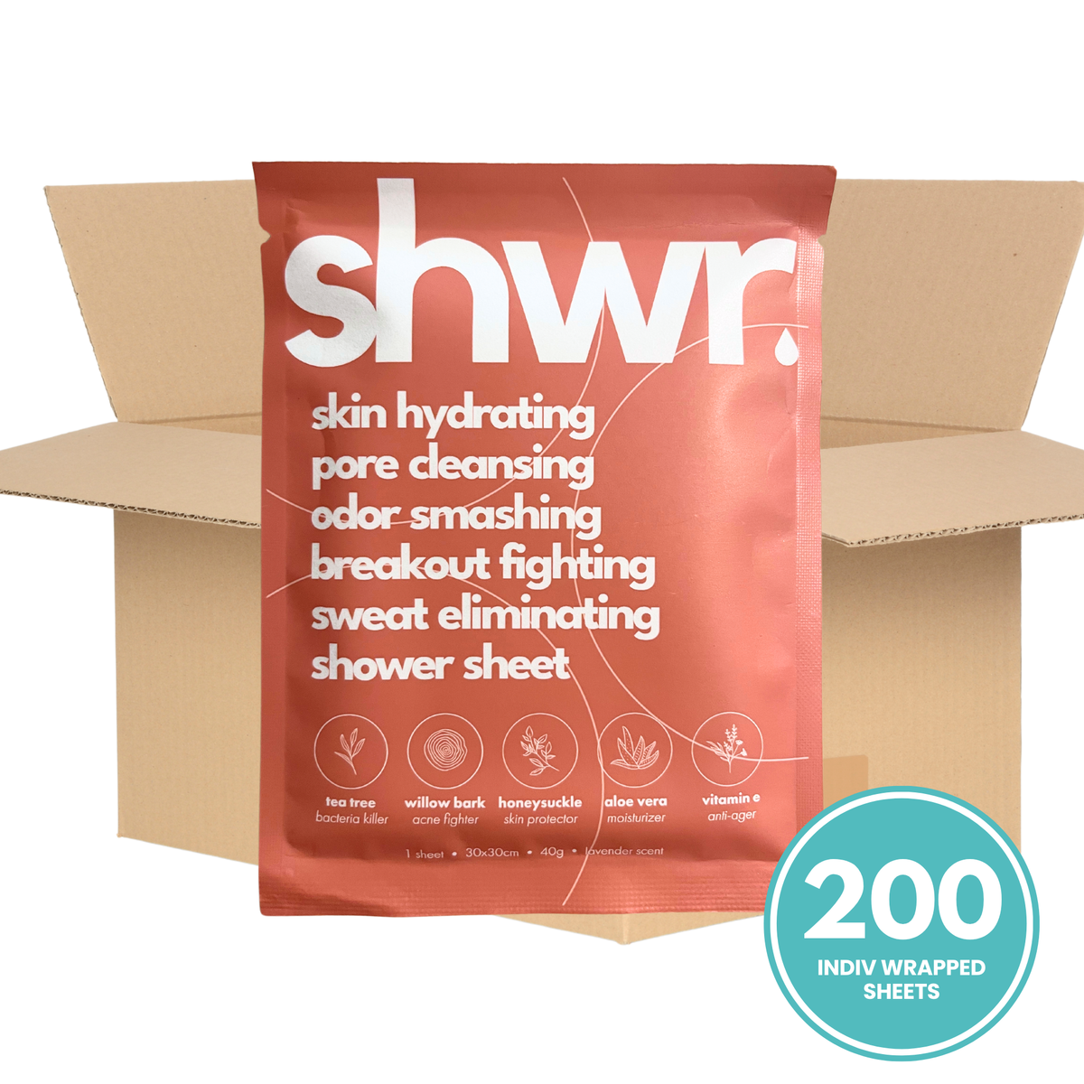 Shower Sheets — Individually Wrapped (Case)